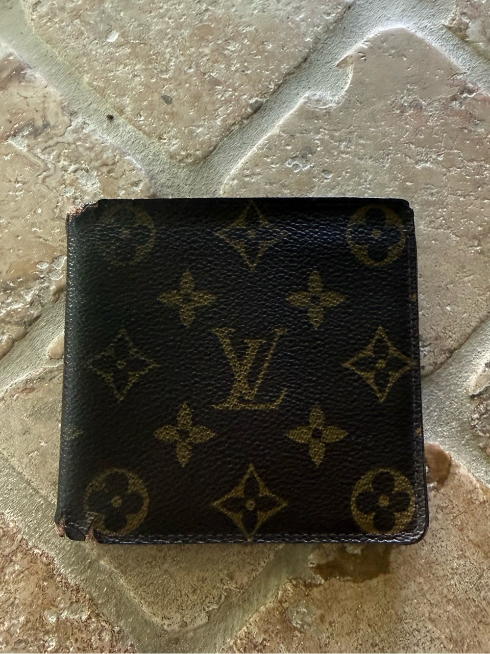 Louis Vuitton Monogram Canvas Wallet - Dark Brown & Gold Monogram